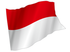 alt=”インドネシアの国旗”