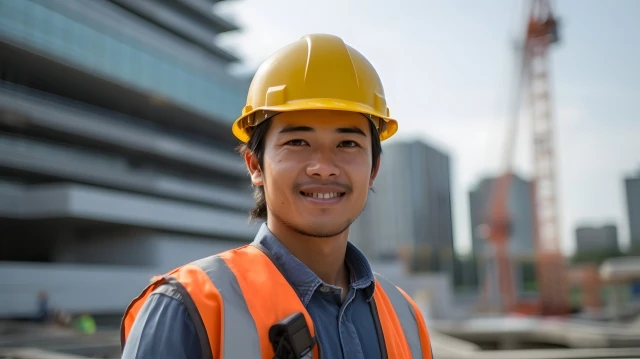 alt=”工事現場の技能実習生”